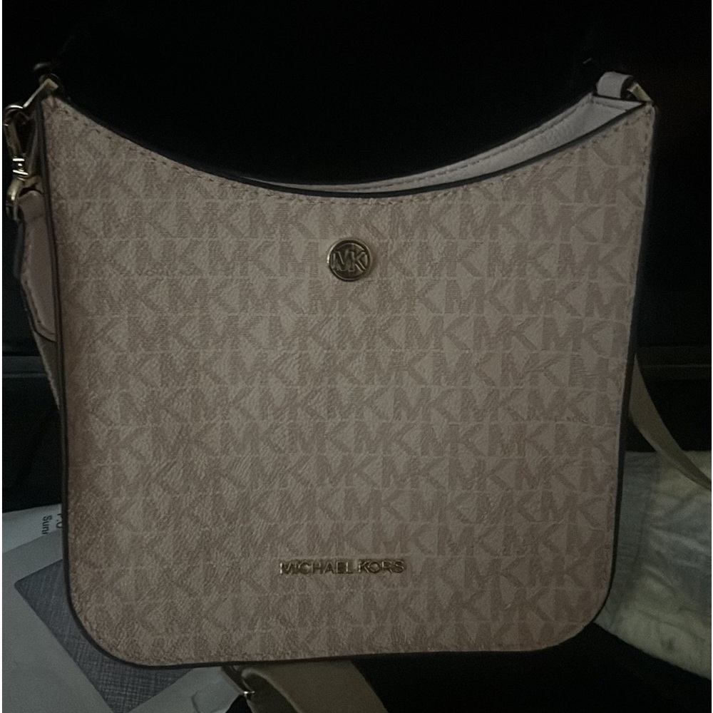 Pink and white Michael Kors
